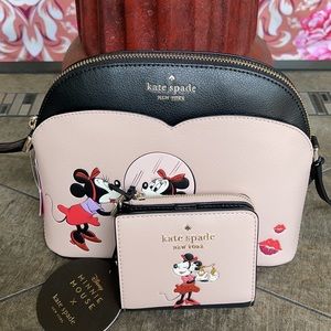 kate spade NY minnie mouse dome
BIFOLD L-Zip Wllt
